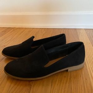 Black Microsuede Loafers - Universal Thread - Size 7.5